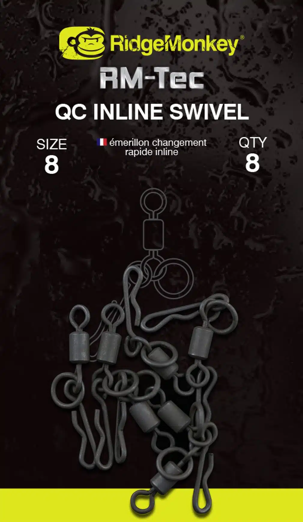 RidgeMonkey Connexion QC Inline Swivel Taille 8