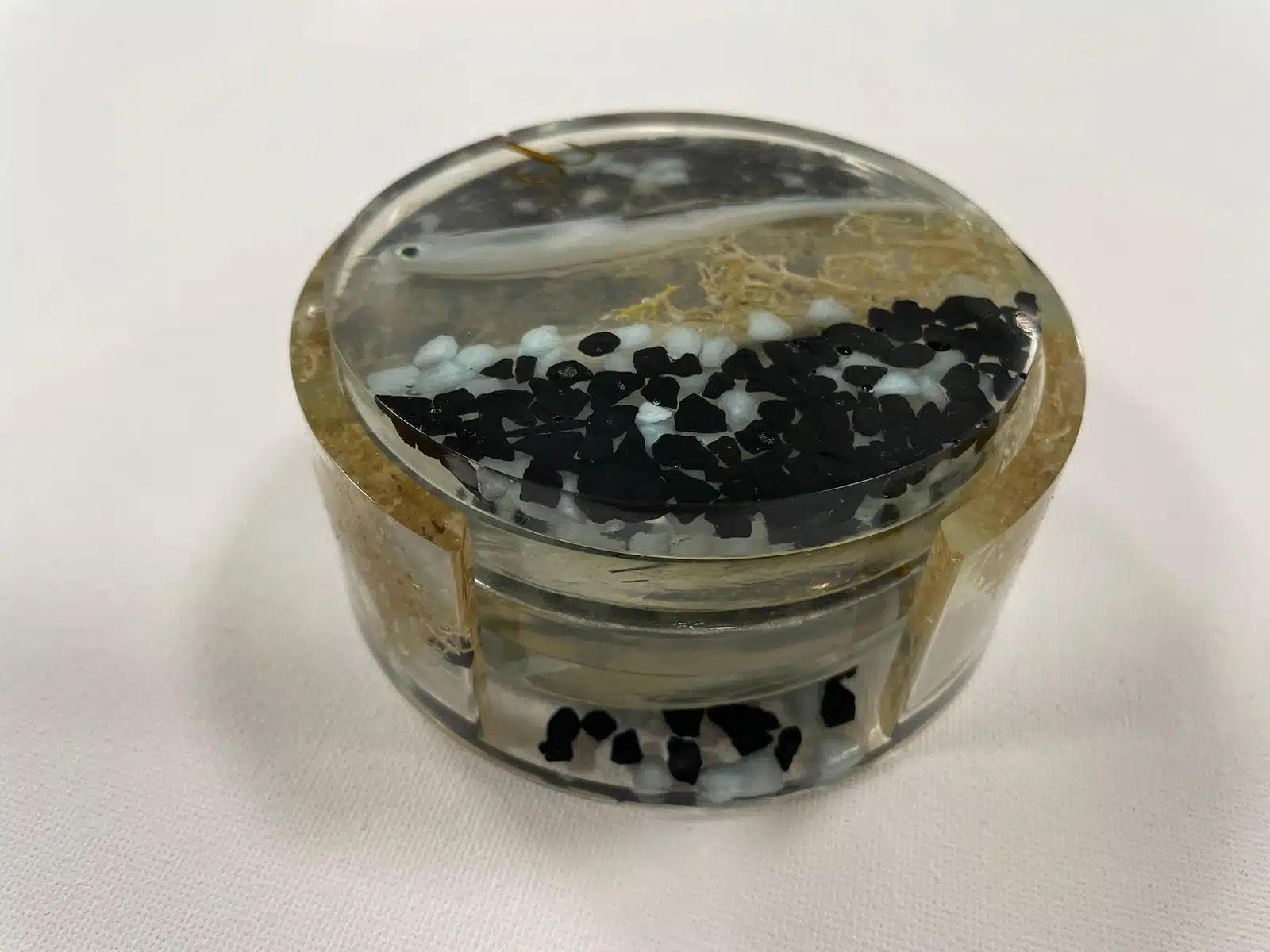 Set sous-verres avec support noir et bleu – Image 2