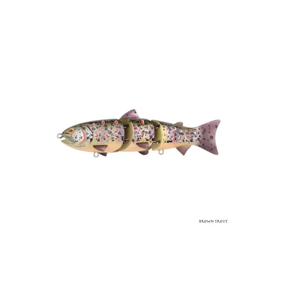 Poisson Nageur Spro Swimbait BBZ-1 UV Slow Sinking 15cm : Brown Trout