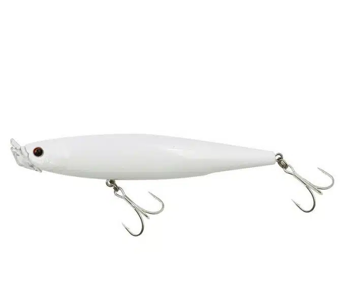 Leurre De Surface Trefle Creation Divola 114 F – 11.4Cm BLANC DE BLANC